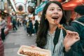 Are you allowed to eat on the street in Japan?