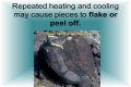 Which type of weathering is caused by heating and cooling?